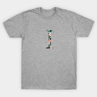 Iota Floral Greek Letter T-Shirt